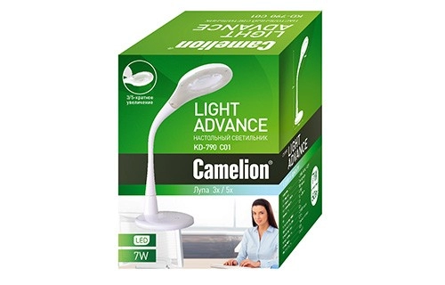 Настольная лампа Camelion KD-790 C01 white 12484