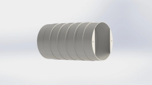 Пластиковое кольцо для удлинения трубы рекуператора Ventoxx (Белый)