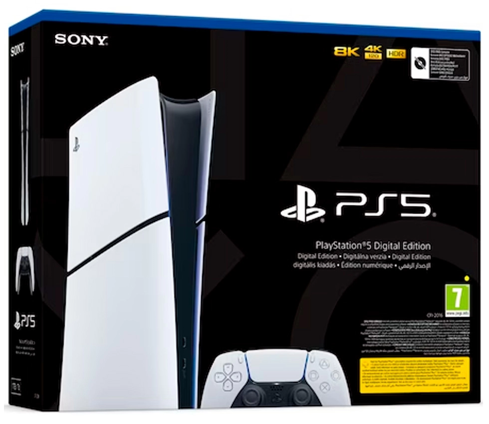 Consola Sony PlayStation 5 Slim Digital Edition - White