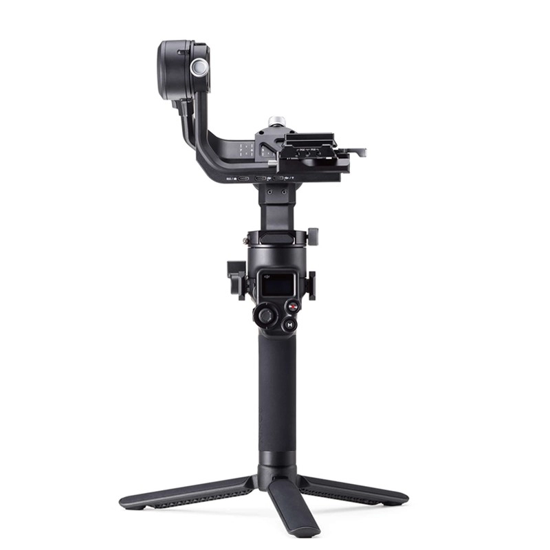 (903020) DJI RSC2 - Camera Stabilizer for Mirrorless and DSLR cameras, Payload 3.0kg, Axis (Manual locks, metal+plastic), 2Gen Stab., Shutter connection (cable), 1'' OLED B/W non-touchscreen, M button, Mini tripod, NATO, Battery not detachable, Runtime/Ch