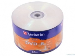 Verbatim DataLife DVD-R NON-AZO 4.7GB 16X MATT SILVER SURFAC - Wrapped 50pcs.