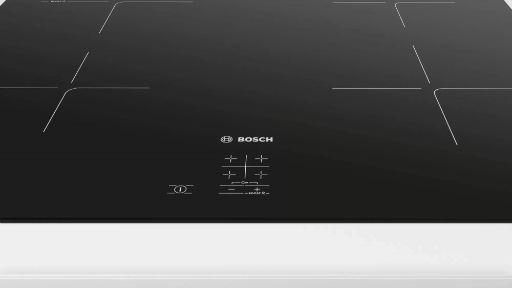 Plita incorporabila inductie Bosch PUG61KAA5E, 4 arzatoare, Negru