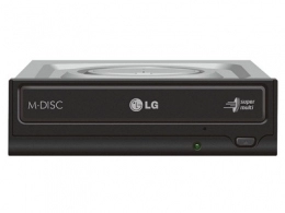 DVDRW Drive LG GH24NSD5, Internal, Super-Multi DVDR+24x/-24x, RW+8x/-6x, DL+8x, RAM12x, SATA, Black, bulk