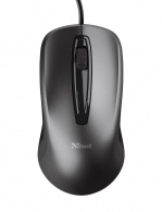 Trust Carve Optical Mouse, 1200 dpi, 3 button, USB, Black