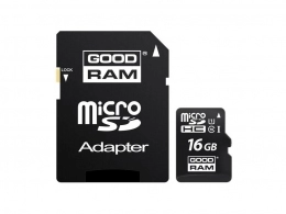 Card de memorie microSD Goodram M1AA / 90MBps/ 16GB+ SD adapter