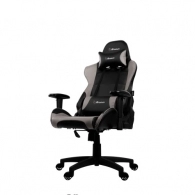 Gaming/Office Chair AROZZI Verona V2, Black/Grey, PU Leather, max weight up to 100-105kg / height 160-180cm, Recline 165°, 1D Armrests, Head and Lumber cushions, Metal Frame, Nylon wheelbase, Gas Lift 4class, Small nylon casters, W-25.5kg