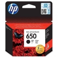 HP 650 (CZ101AE) Black Ink Cartridge for DeskJet 2515/3515 AiO, 360 pages