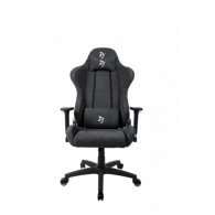 Gaming/Office Chair AROZZI Torretta Soft Fabric, Dark Grey, Soft Fabric, max weight up to 95-100kg / height 160-180cm, Recline 145°, 3D Armrests, Head and Lumber cushions, Metal Frame, Nylon wheelbase, Gas Lift 4class, Small nylon casters, W-26.5kg