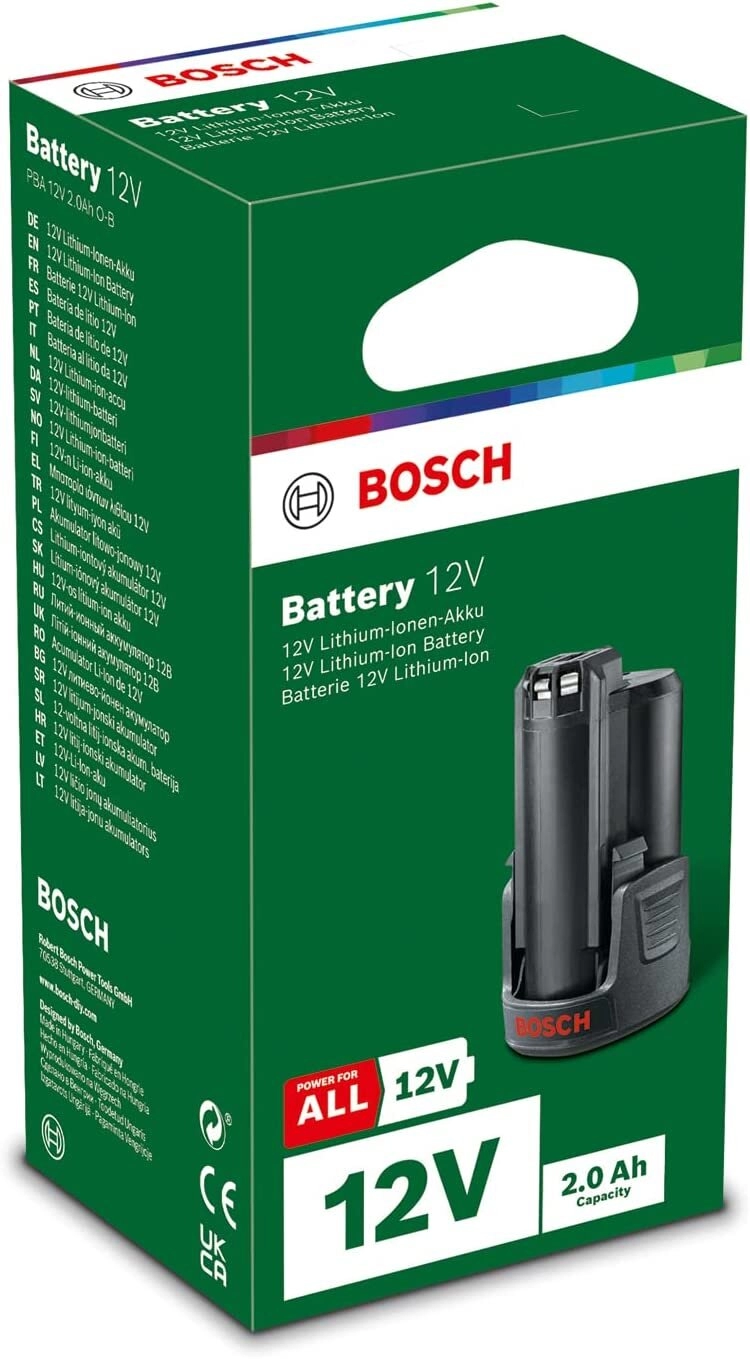 Аккумулятор для электроинструмента Bosch PBA 12V 2.0Ah, 1600A02N79