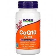 Витамины Now Foods CoQ10 30mg  120 VCAPS