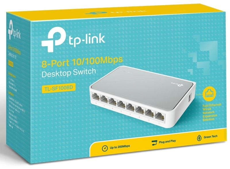 Comutator de retea TP-Link TLSF1008D