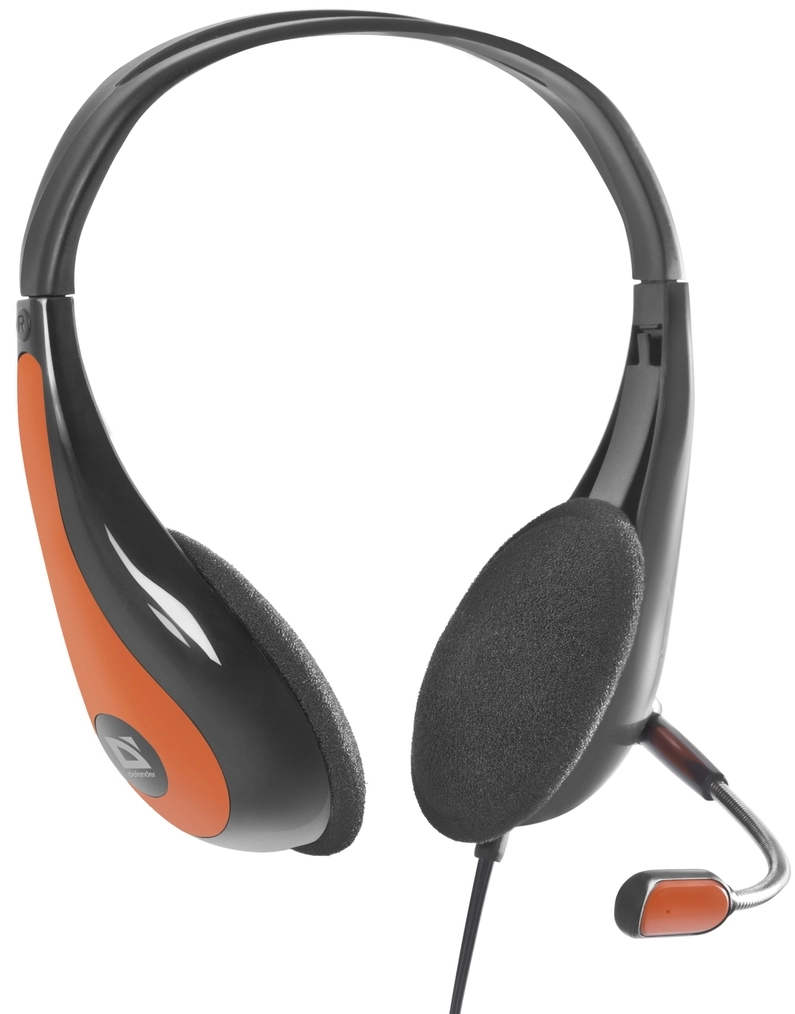 Casti cu microfon Defender Esprit HN-836 black-orange