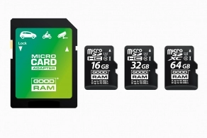 Card de memorie MicroSD+SD adapter GoodRam UHS-I U3 64GB (Class 10) (M3AA-0640R11-DD)