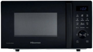 Микроволновая печь с грилем Hisense H20MOBSD1HG, 20 л, 700 Вт, Черный