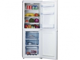 Холодильник с нижней морозильной камерой Midea HD234RN, 180 л, 153 см, A+, Белый