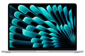 Laptop Apple MacBook Air M3 2024 , M3, 8 GB, macOS Sonoma, Argintiu