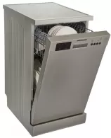 Посудомоечная машина  Heinner HDWFS4506DSE++, 10 комплектов, 6программы, 45 см, A++, Серебристый