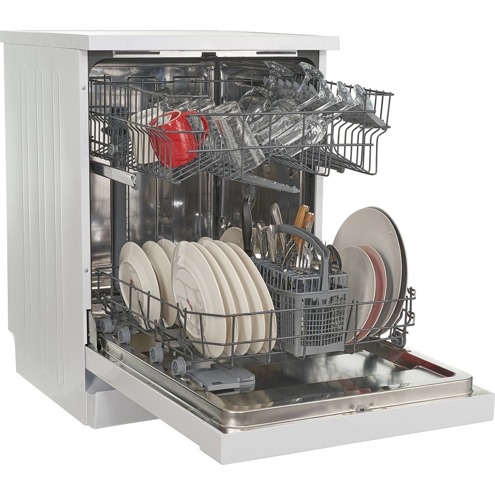 Посудомоечная машина  Heinner HDW-FS6006WE++, 12 комплектов, 6программы, 60 см, A, Белый
