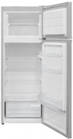 Холодильник с верхней морозильной камерой Heinner HFV213SE++, 212 л, 144 см, E, Серебристый