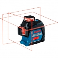 Nivela laser cu linii Bosch GLL 3-80 P, 0601063S00