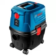 Пылесос строительный Bosch GAS 15 PS, 06019E5100, 1100 Вт, синий/голубой