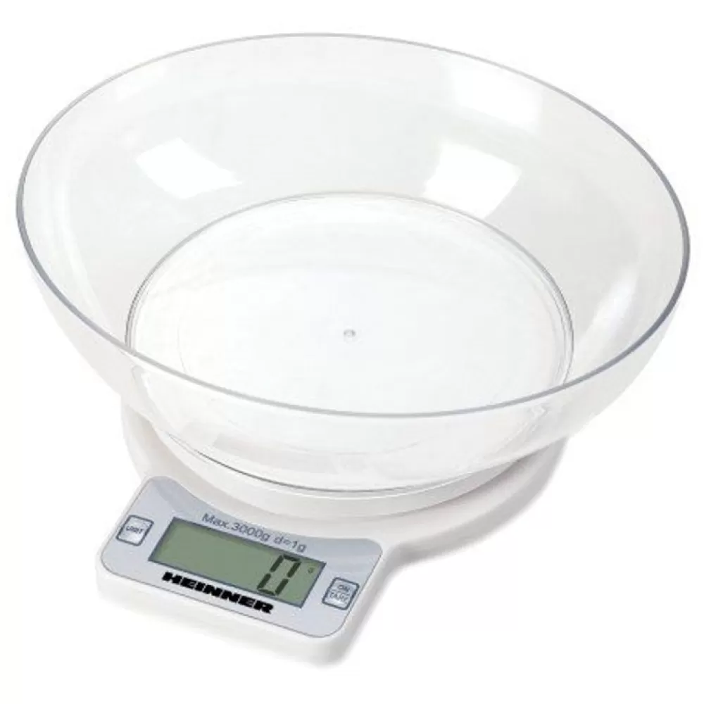 Кухонные весы  Heinner HKSB-3000, 3 кг, Белый