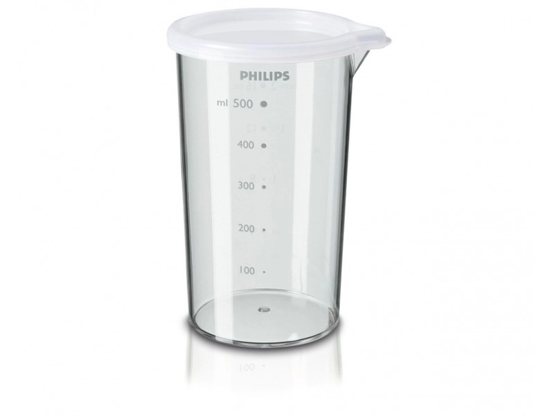 Blender Philips HR1602, 500  ml, 550 W, 1 trepte viteza, Alb