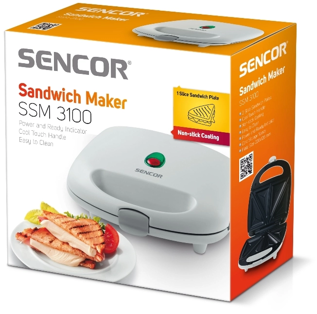 Sandwitch maker Sencor SSM 3100, 700 W, Alb