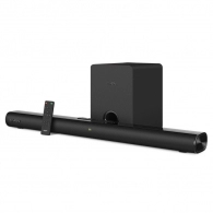 SVEN Soundbar SB-2150A, black (180 W, USB, display, RC, Optical, Bluetooth, wireless subwoofer)