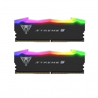 48GB (Kit of 2x24GB) DDR5-7600 VIPER (by Patriot) XTREME 5 RGB DDR5 (Dual Channel Kit) PC5-60800, CL36, 1.45V, Aluminum heat spreader with unique design, XMP 3.0 Overclocking Support, On-Die ECC, Thermal sensor, Matte Black with White Viper logo / Snake h