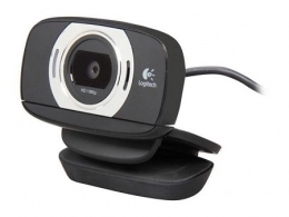 Logitech HD Webcam C615, Microphone (noise reduction), 1080p, 30 fps, FoV: 78°, Autofocus, Glass lens, Tripod-ready universal clip, up to 8 Megapixel images, Logitech Fluid Crystal™ Technology  with Autofocus,  fold-and-go design, fits laptops, LCD or CRT