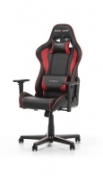 Gaming/Office Chair DXRacer Formula GC-F08-NR-H1, Black/Red, Premium PU leather, max weight up to 150kg / height 145-180cm, Recline 90°-135°, 3D Armrests, Head and Lumber cushions, Aluminium wheelbase, 2