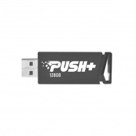 128GB USB3.2  Patriot PUSH+ Black, Capless design, Light weight of 10g (Read 45 MByte/s, Write 18 MByte/s)
