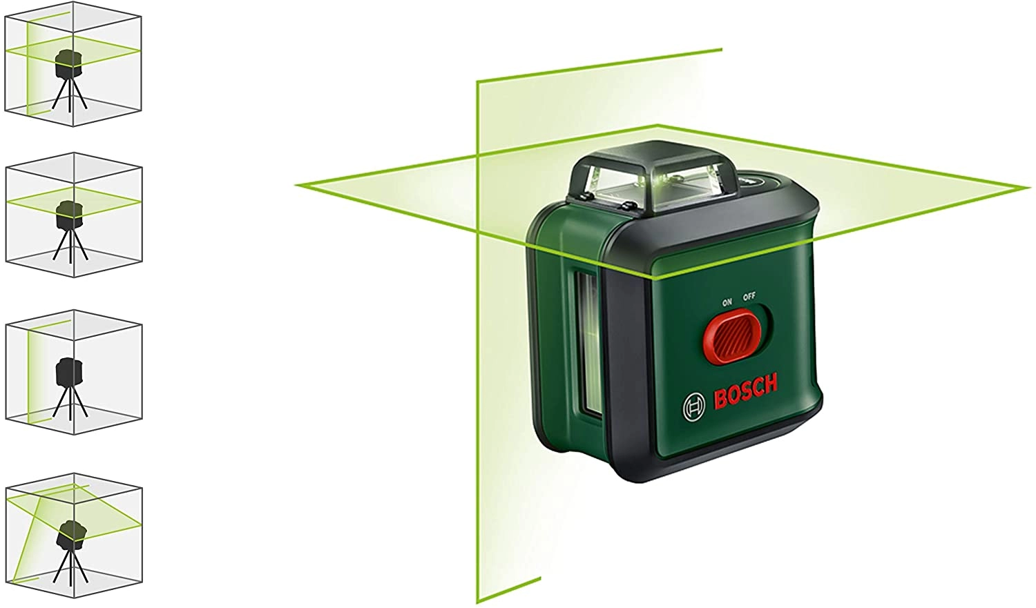 Nivela laser cu linii Bosch UniversalLevel 360 SET