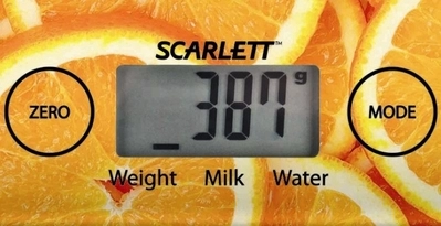 Кухонные весы Scarlett SC-KS57P03, 5 кг, C рисунками