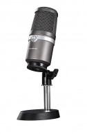 AverMedia USB Microphone - AM310: Uni-directional condenser microphone, Polar pattern: Cardioid, Sample/Bit rate: 48KHz/16bit, Sensitivity: -60 ± 5 dB, Frequency response: 20Hz ~ 20kHz, USB 2.0 Plug&Play