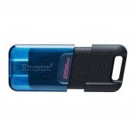 Флеш-накопитель USB-С3.2 Kingston DataTraveler 80M 256ГБ, Black/Blue