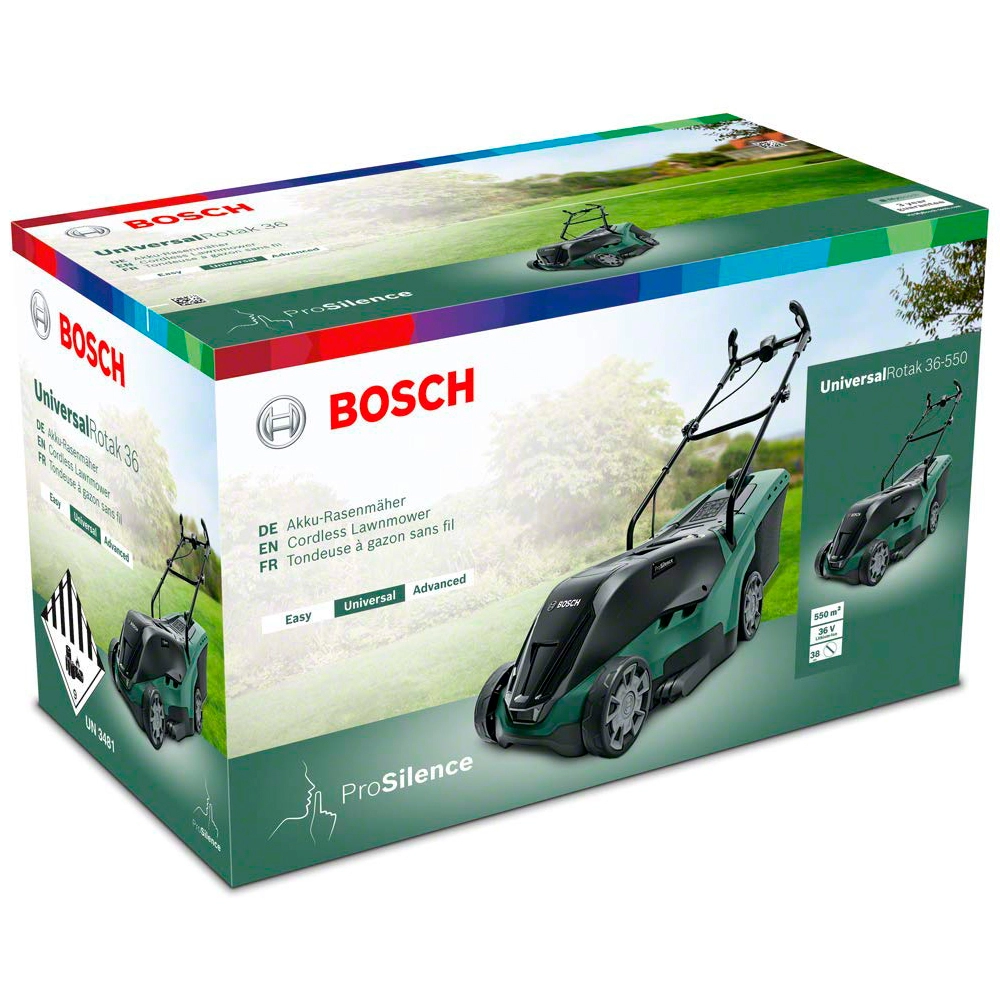 Masina de tuns iarba cu acumulator Bosch UniversalRotak 36-550, 06008B9506