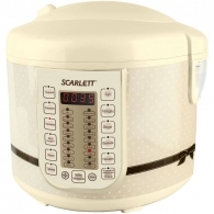 Multifierbator Scarlett SCMC410S06, 5 l, 900 W, Alb-bej