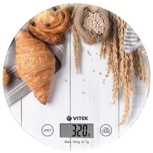 Кухонные весы Vitek VT8006, 10 кг, C рисунками