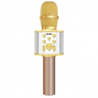 SVEN MK-950, Microphone for karaoke, white-gold (6W, Bluetooth, microSD, 1200mA*h)