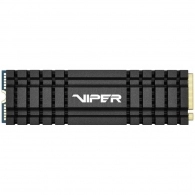 M.2 NVMe SSD 512GB VIPER (by Patriot) VPN110, w/Aluminum Heatshield, Interface: PCIe3.0 x4 / NVMe 1.3, M2 Type 2280 form factor, Sequential Read 3100 MB/s, Write 2300 MB/s, Read 500K IOPS, Random Write 500K IOPS, Thermal Throttling Technology, DRAM Cache 