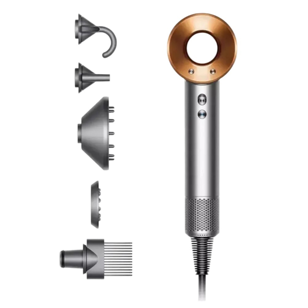 Фен Dyson HD07 Supersonic Bright Nickel/Bright Copper photo 1 Фен Dyson HD07 Supersonic Bright Nickel/Bright Copper photo 1