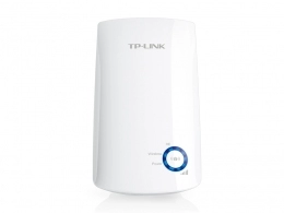TP-LINK TL-WA854RE N300 Wireless Wall Plugged Range Extender, Atheros, 2T2R, 300Mbps 2.4GHz, 802.11n/g/b, Ranger Extender button, Range extender mode, WPS, with internal Antennas