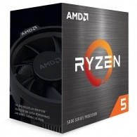 AMD Ryzen™ 5 5600, Socket AM4, 3.5-4.4GHz (6C/12T), 3MB L2 + 32MB L3 Cache, No Integrated GPU, 7nm 65W, Unlocked, Box (with Wraith Stealth Cooler)
