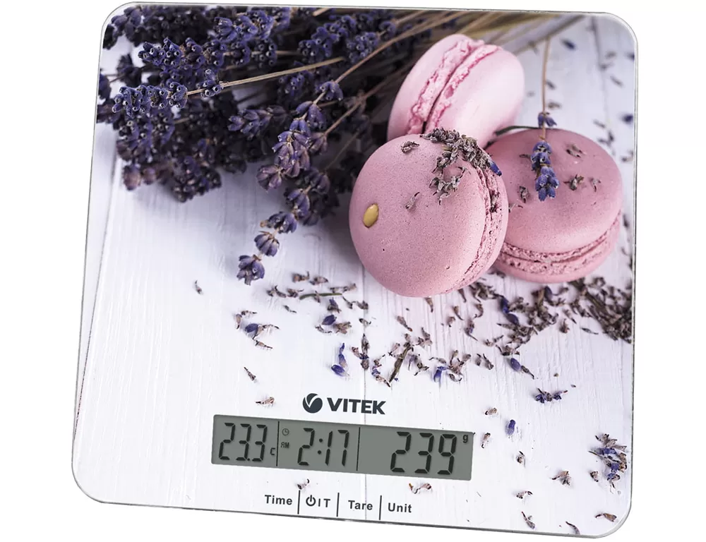 Кухонные весы Vitek VT-8009, 10 кг, C рисунками