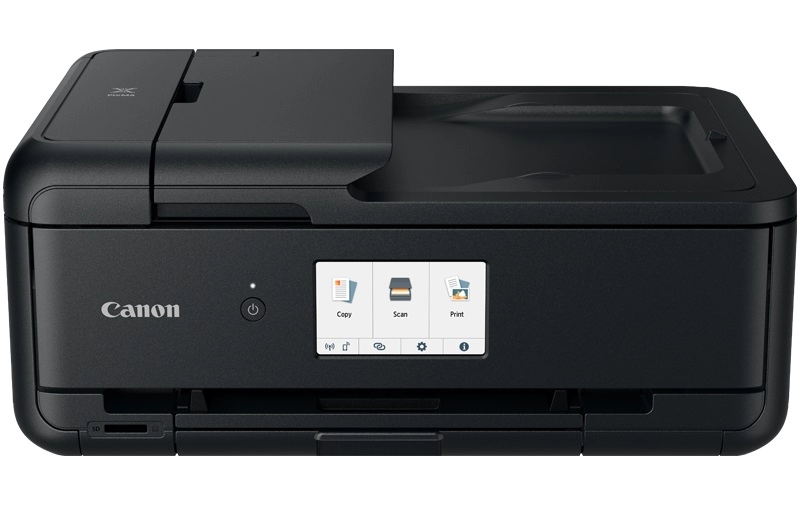MFD Canon Pixma TS9540 Black, Colour Printer/Duplex/Scanner/Copier/Fax/Wi-Fi, ADF(20-sheet), A3, Print 4800x1200dpi_2pl,Scan 1200x2400dpi,ESAT 15/10 ipm,64-300г/м2,Cassette:100 sheets, USB 2.0, (5 inks PGI-480PGBK/CLI-481BK/C/M/Y XL/XXL)