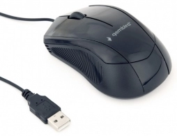 Gembird MUS-3B-02, Optical Mouse, 3-button, 1000dpi, USB, Black