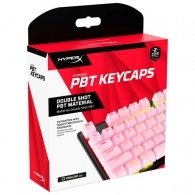 HYPERX Keycaps Full key Set - PBT, Pink, RU, Designed to enhance RGB lighting, 104 Key Set, Made of durable double shot PBT material, HyperX keycap removal tool included
