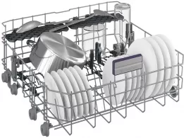 Посудомоечная машина встраиваемая Beko BDIN39640A, 16 комплектов, 11программы, 59.8 см, C, Серебристый
